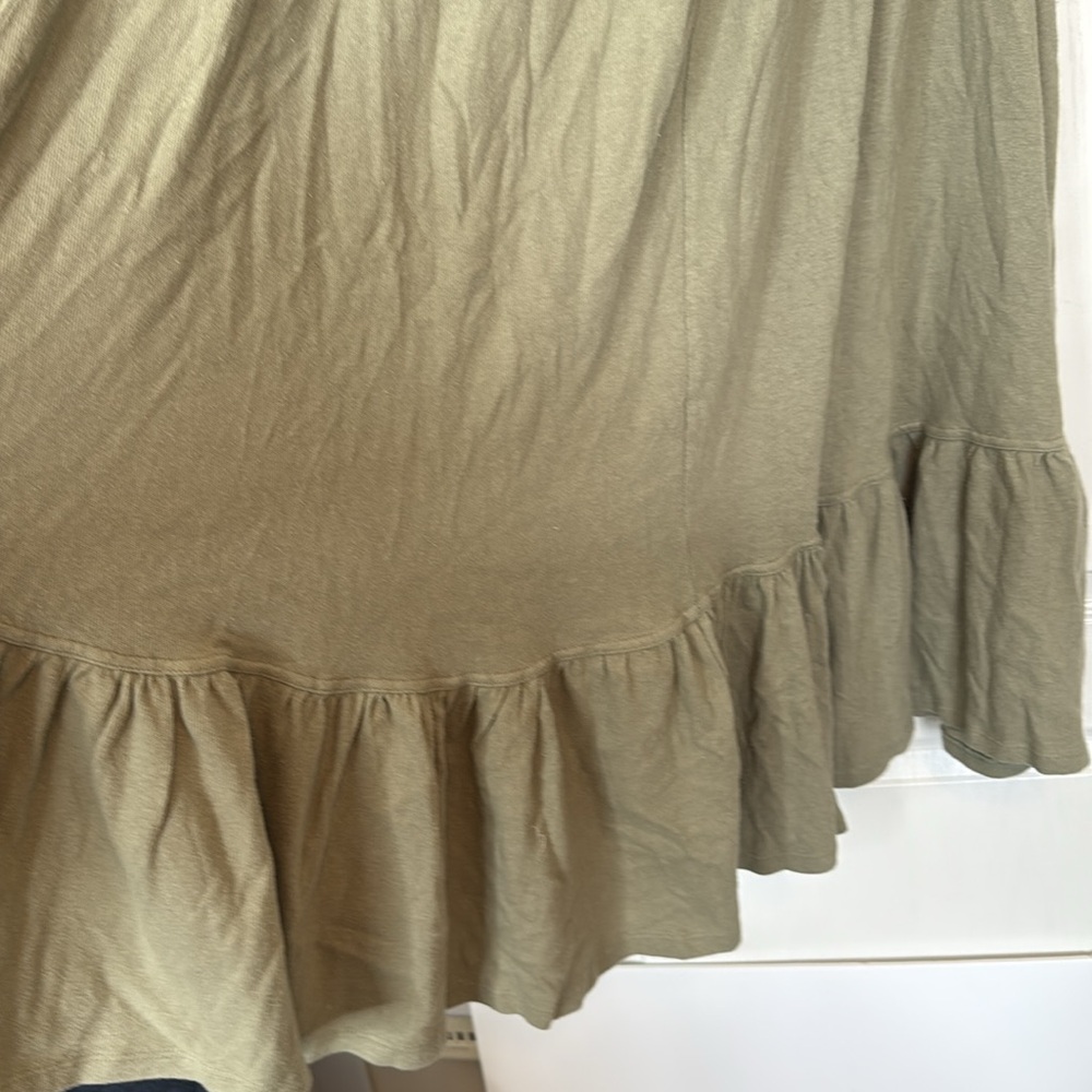 Free People Lynne Midi Dress Laurel Oak / Green Large - Picture 9 of 14